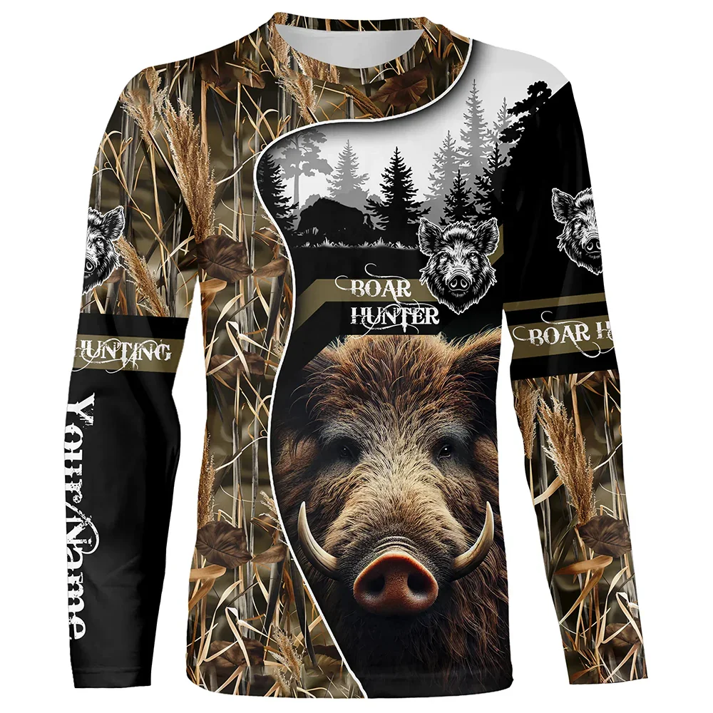 Wildman Hunting & Outdoor - Camo Hunting Animals Wild Boar Men