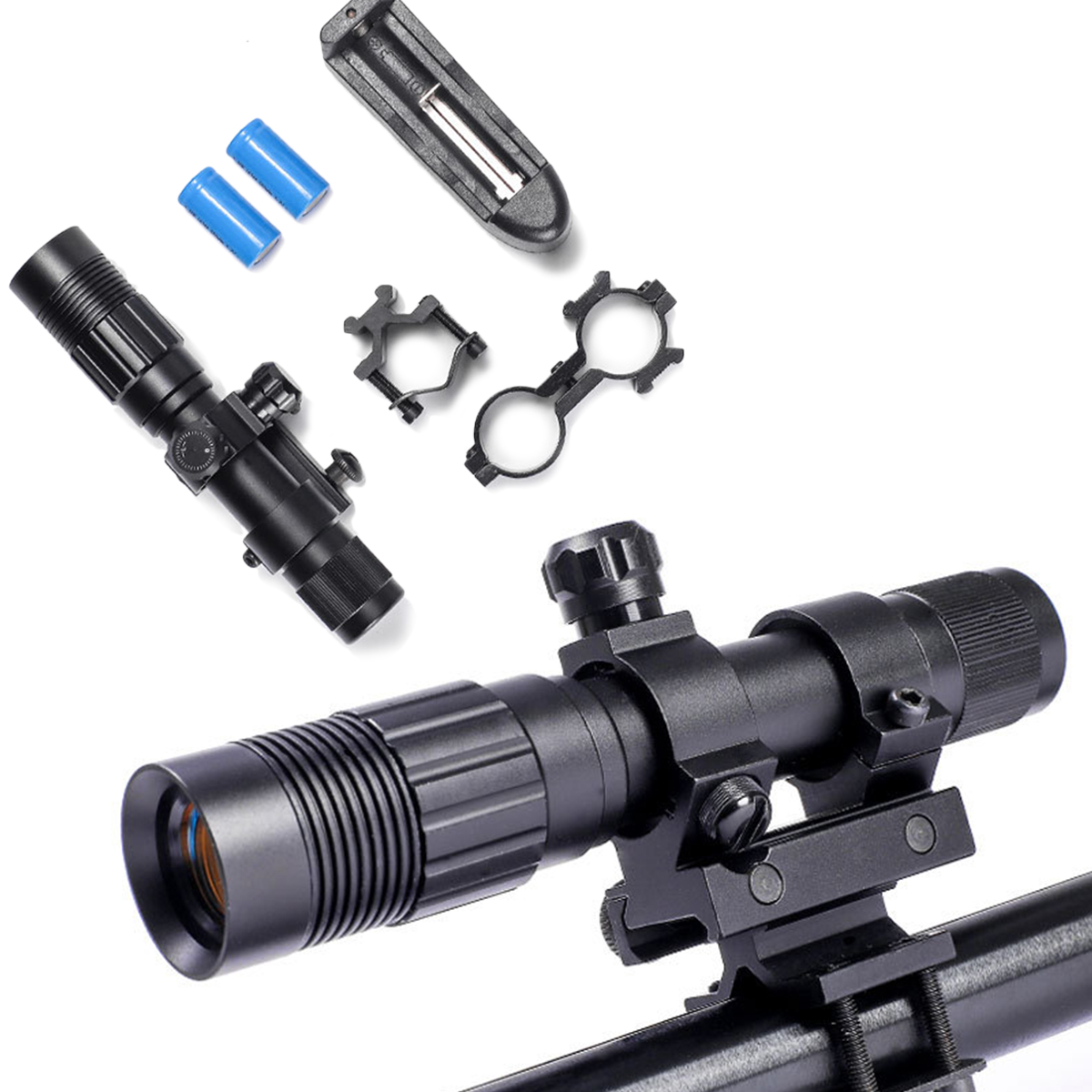 Outdoor Hunting Movies - Red/Green Dot Laser Sight Adjustable Rifle