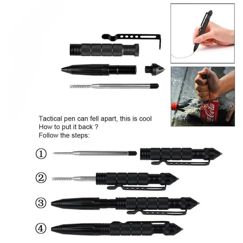 Multifunctional Tactical Pen S - Tactical Pen Tool recension och pris