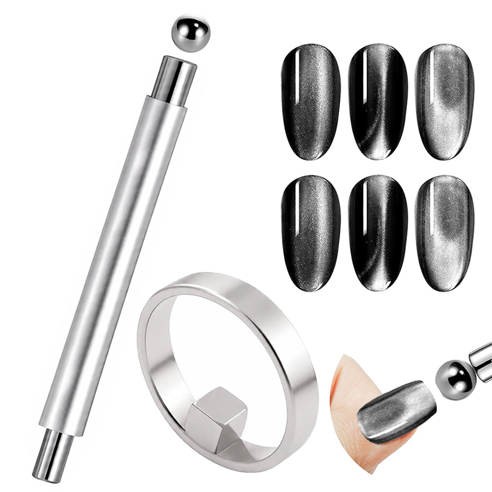 3-in-1 Cat Eye Magnet Nail Art - Tactical Pen Tool recension och pris
