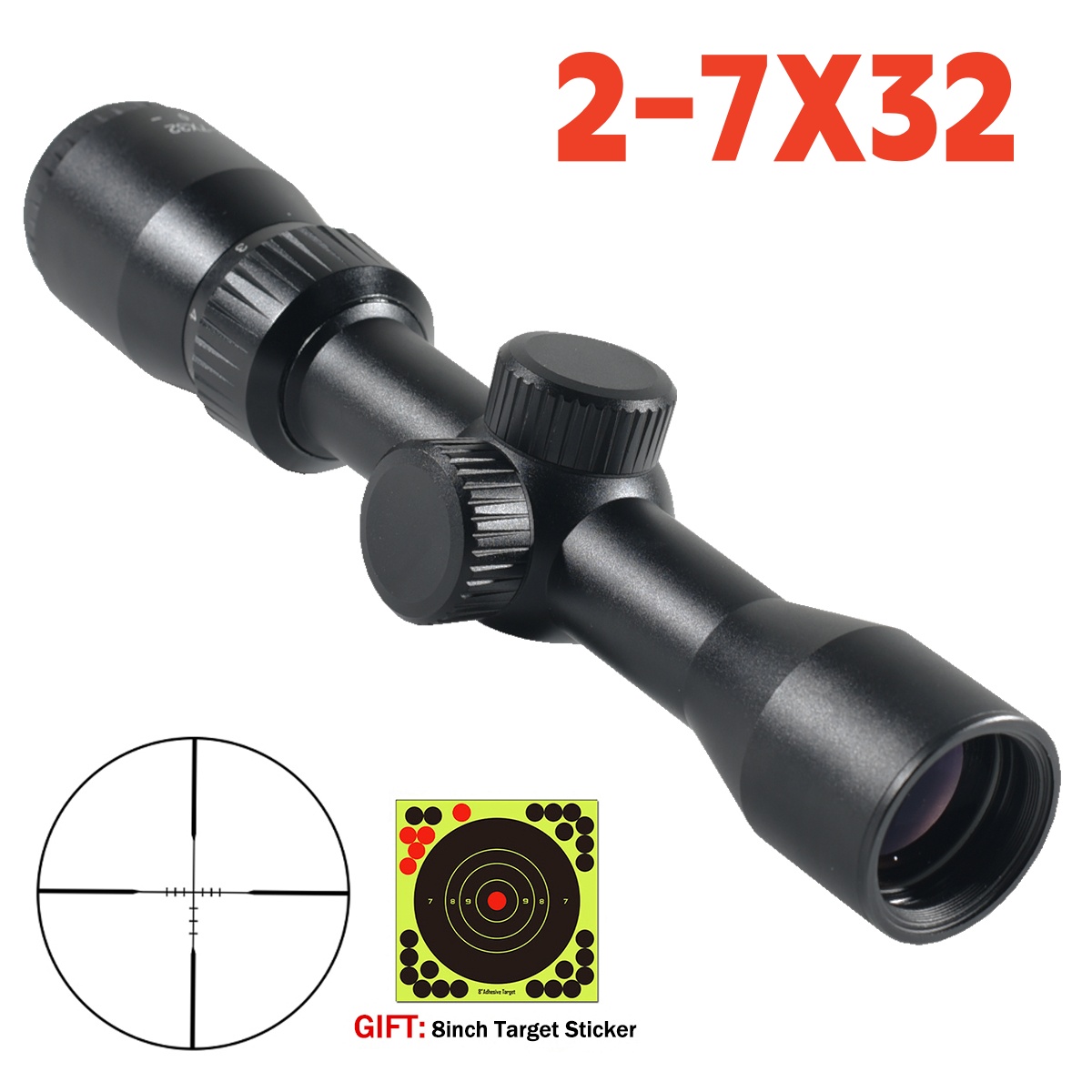 Hunting Tactical Scope 2-7x32  - Crossbow Scope Sight recension och pris