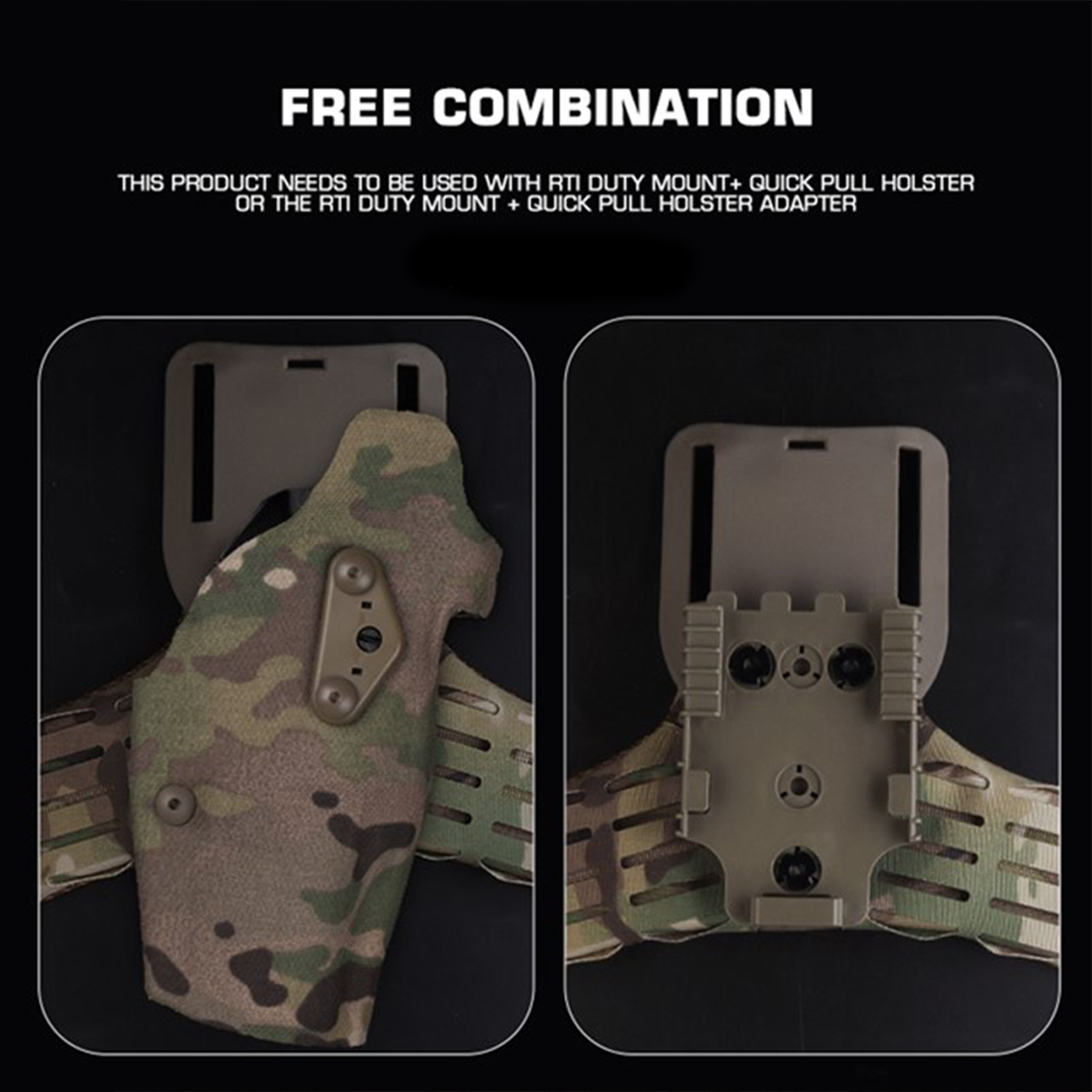 MOLLE Quick-draw Holster Leggi - Outdoor Hunting Movies recension och pris