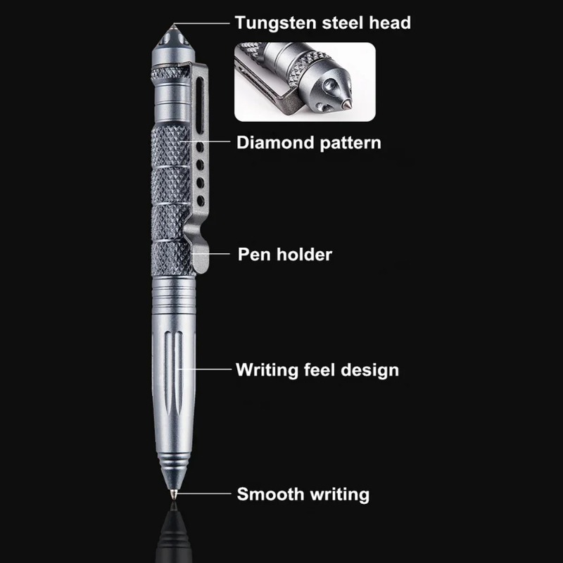 Military Tactical Pen Aluminum - Tactical Pen Tool recension och pris