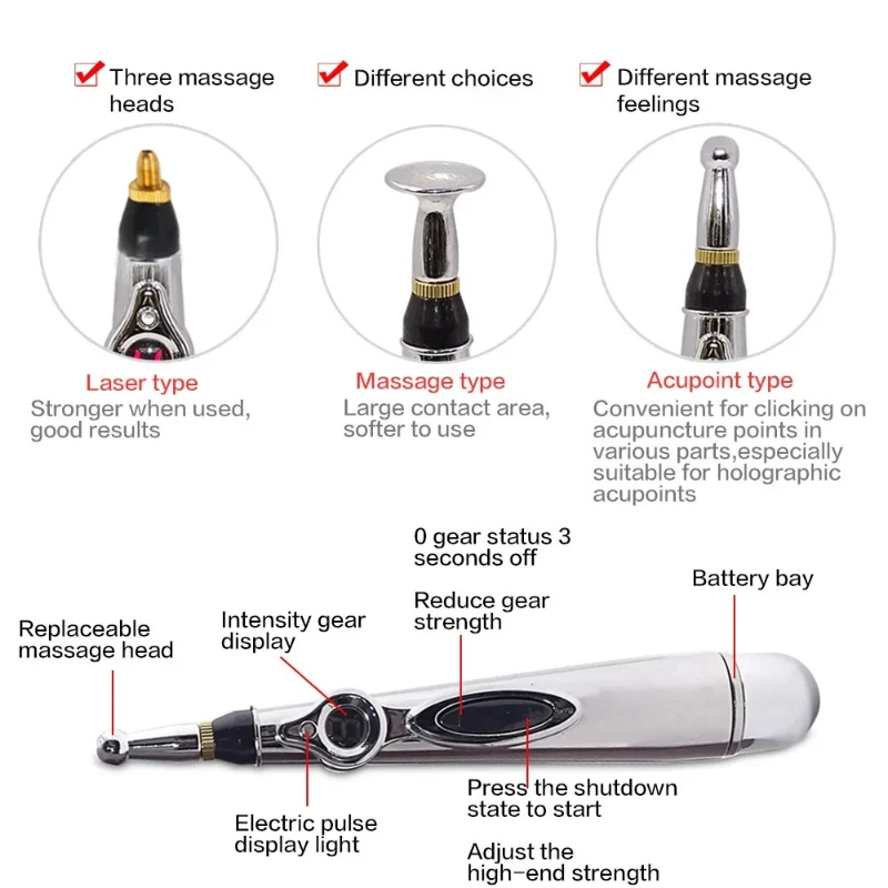 3/5-in-1 Massage Acupuncture P - Tactical Pen Tool recension och pris