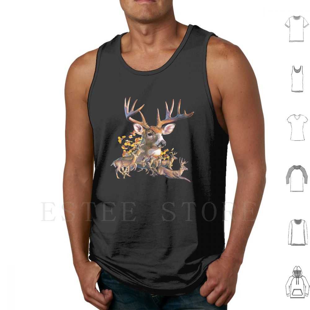 Deer Collage Tank Tops Vest Sl - Wildman Hunting & Outdoor recension och pris