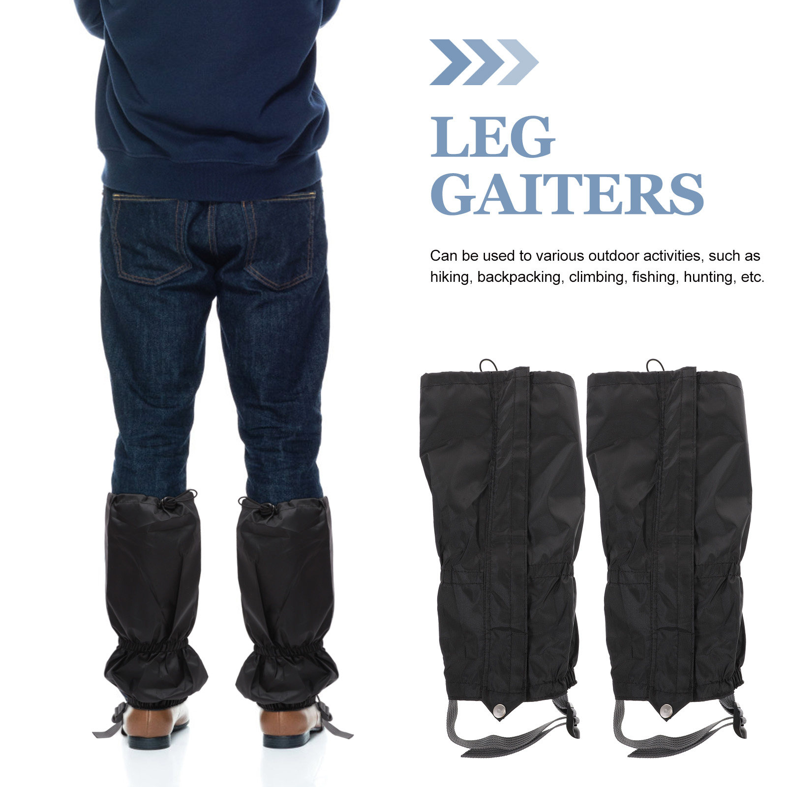 2Pcs Rugged Outdoor Leg Gaiter - Hunting Fishing Outdoor recension och pris