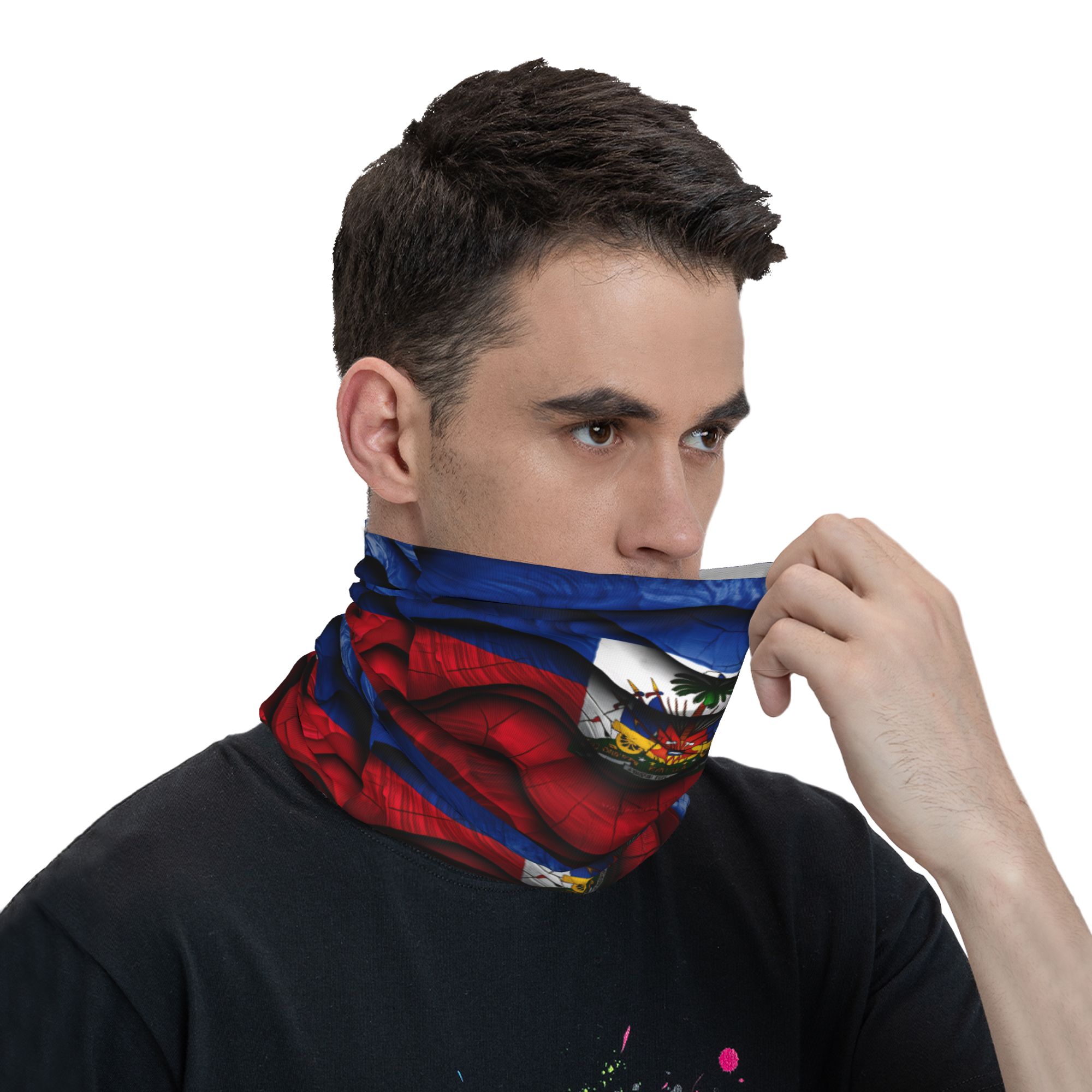 Haiti Flag Balaclava  Hunting  - Hunting Fishing Outdoor recension och pris