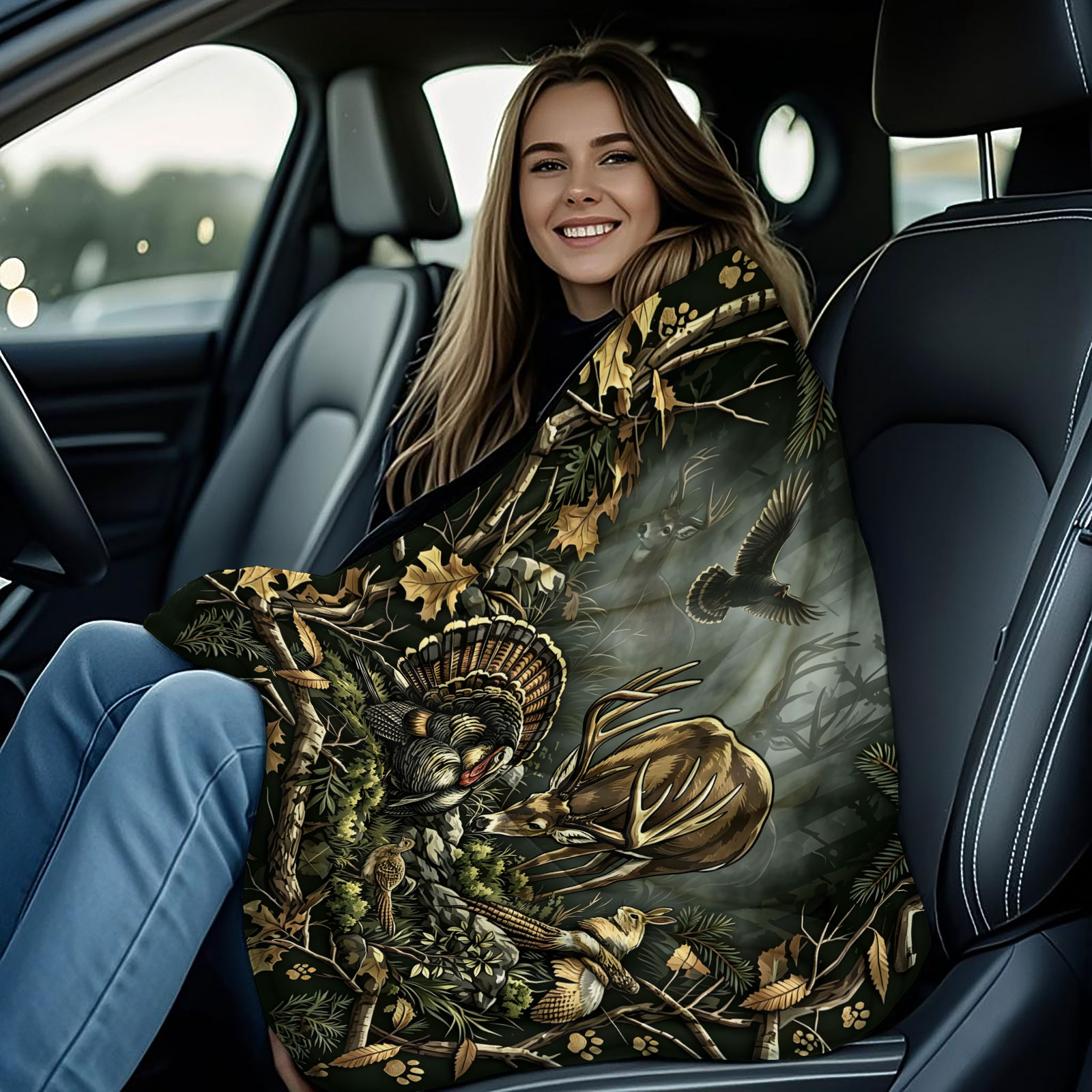 Vintage Woodland Animal Throw  - Wildman Hunting & Outdoor recension och pris