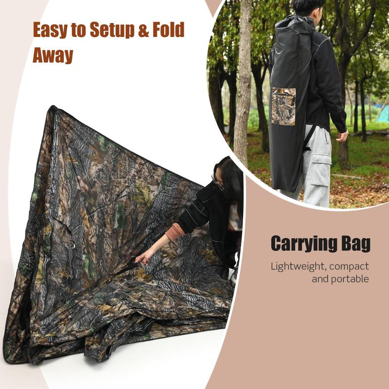 Portable Hunting Blind with Gr - Hunting Outdoors recension och pris