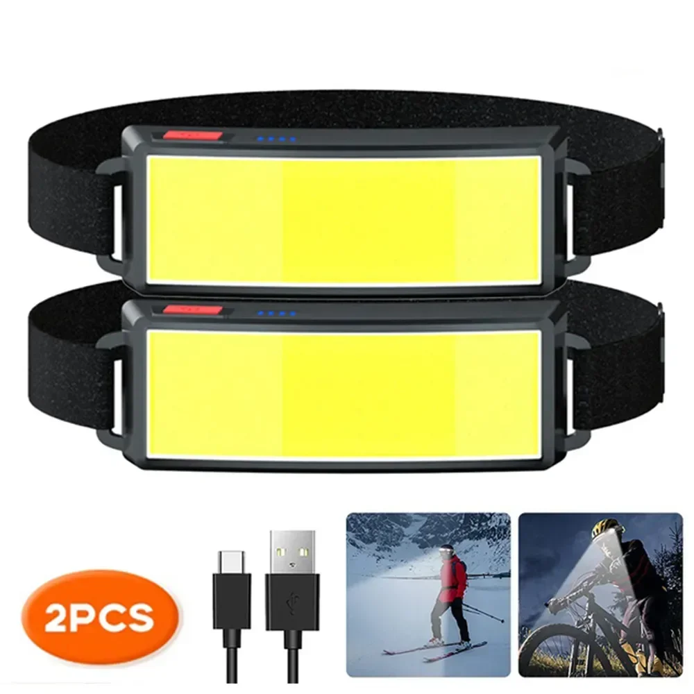 COB Portable LED Headlights Ou - Hunting Fishing Outdoor recension och pris