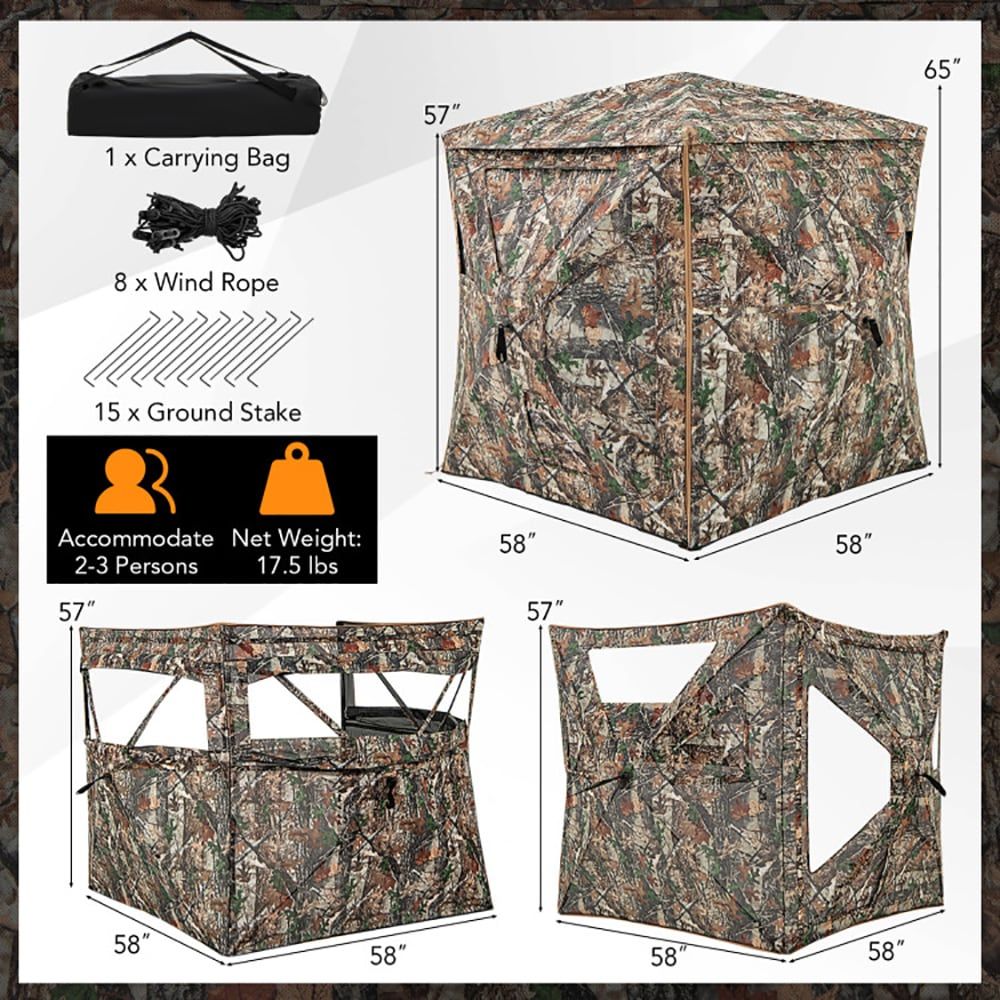 5-in-1 Detachable Hunting Blin - Hunting Outdoors recension och pris