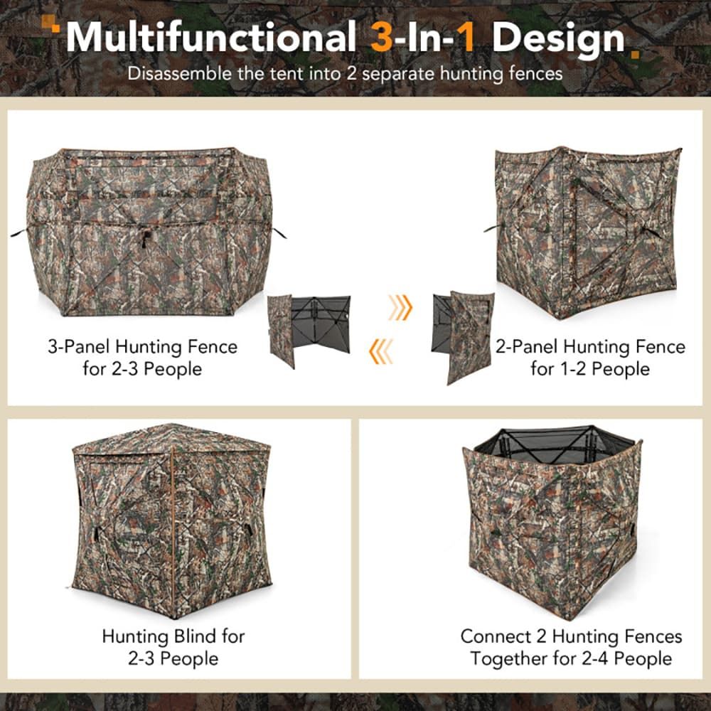 5-in-1 Detachable Hunting Blin - Hunting Outdoors recension och pris