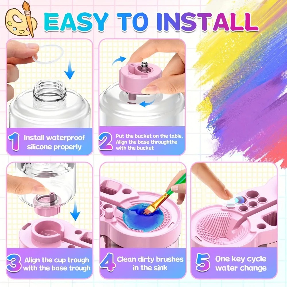 Paint Brush Washer Multifuncti - Tactical Pen Tool recension och pris