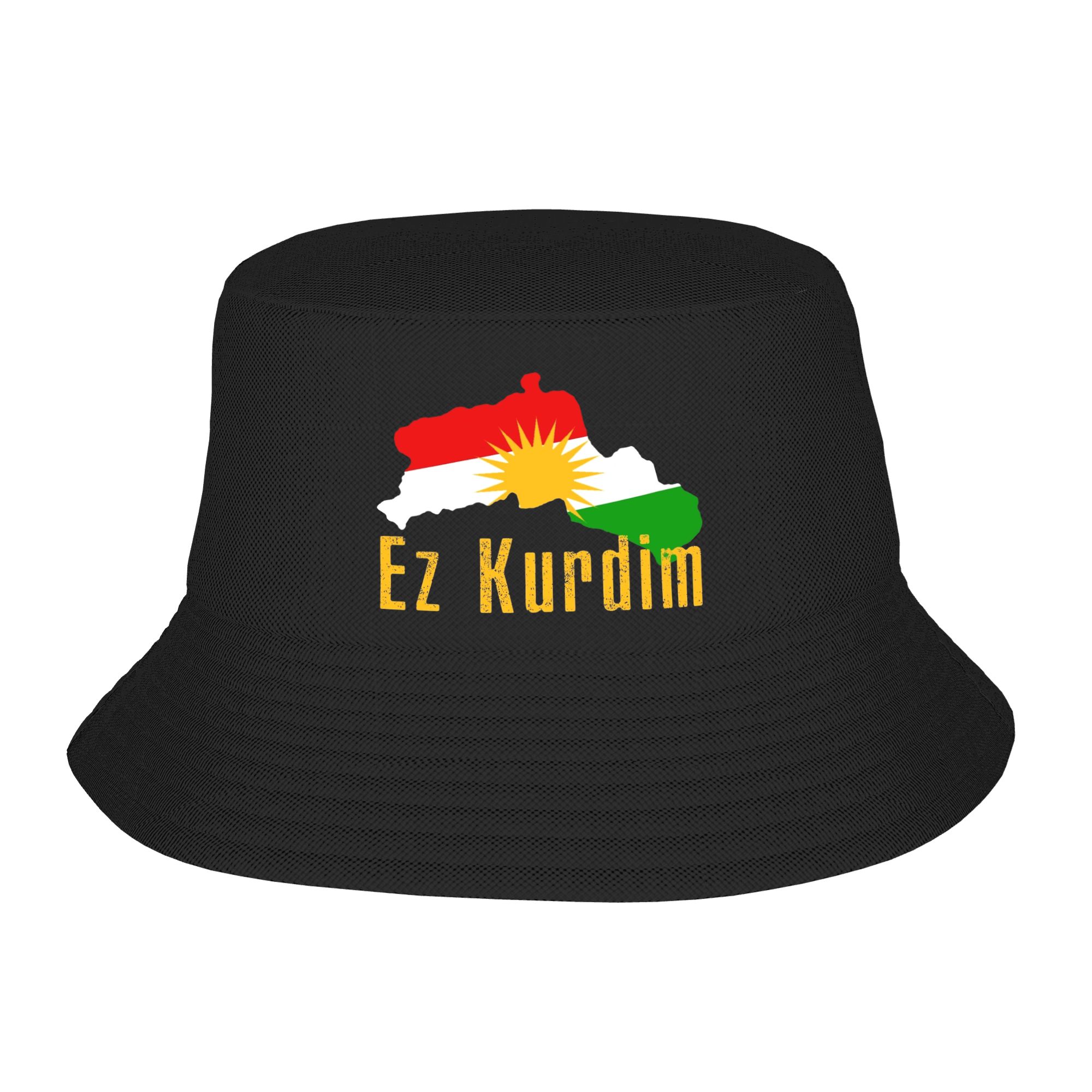 Kurdistan Flag Map  Bucket Hat - Outdoor Hunting Maps recension och pris