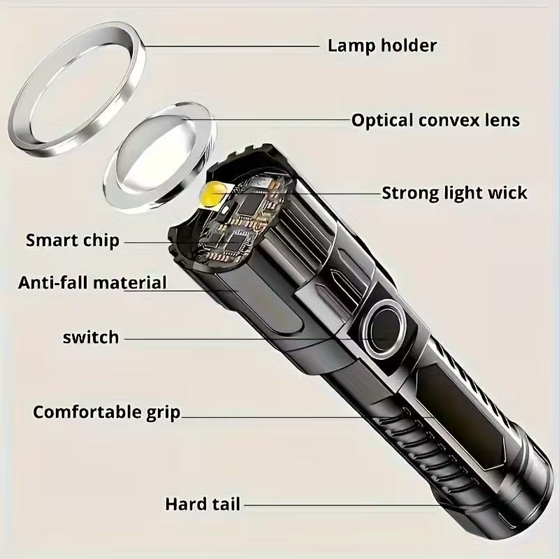 New High-power Led Flashlight  - Hunting Fishing Outdoor recension och pris