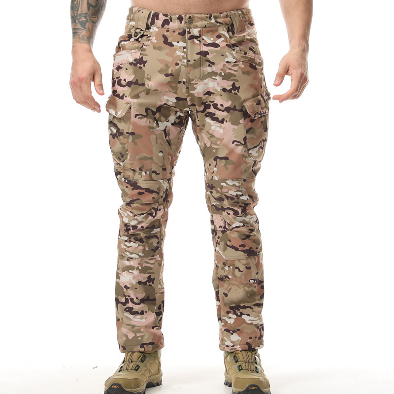 Men Fleece Lined Softshell Tac - Outdoor Hunting Trousers recension och pris