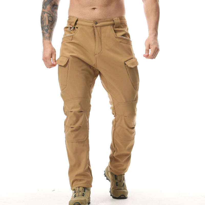 Men Fleece Lined Softshell Tac - Outdoor Hunting Trousers recension och pris