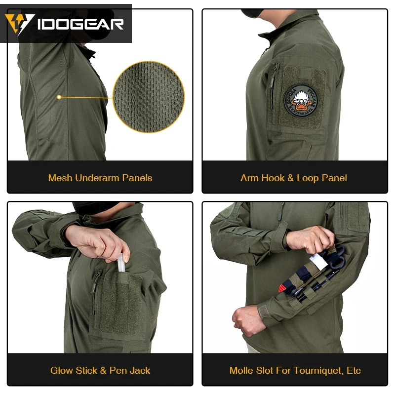 IDOGEAR Tactical UFS Uniform H - Outdoor Hunting Trousers recension och pris