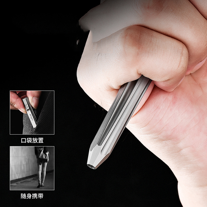 Titanium Sliding Decompression - Tactical Pen Tool recension och pris