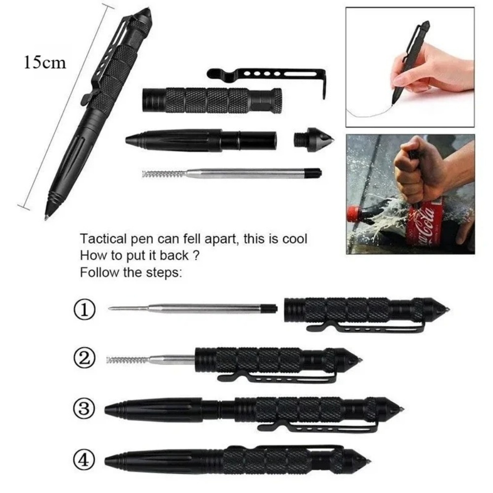 EDC Multi‑Functional Tactical  - Tactical Pen Tool recension och pris
