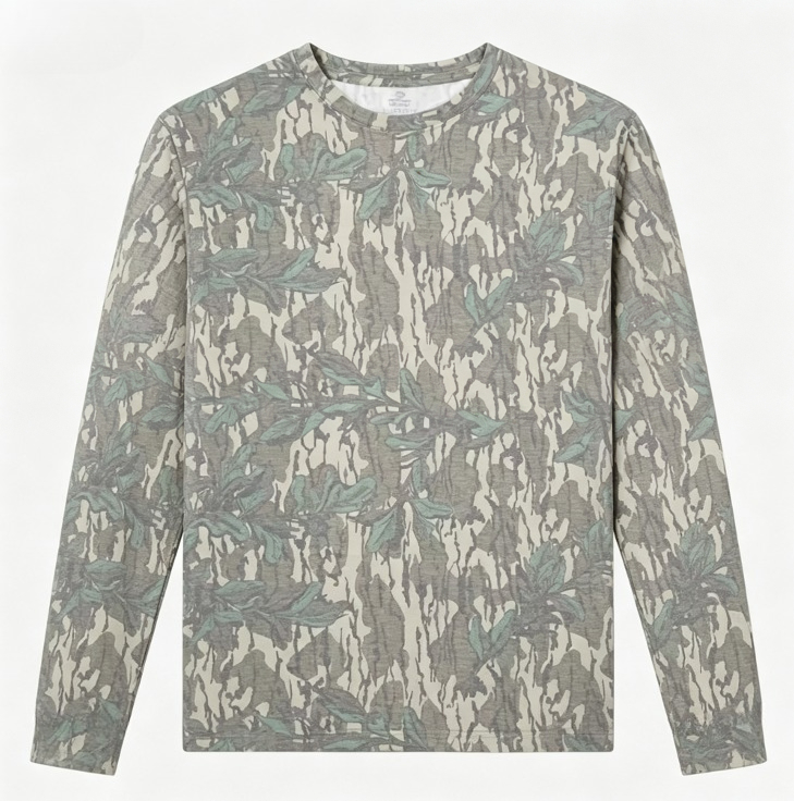 Camo Long Sleeve T‑Shirt Tree  - Hunting Outdoors recension och pris