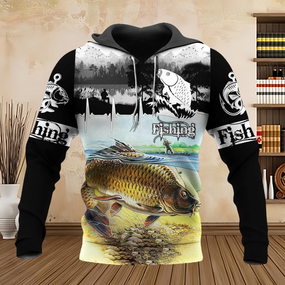 Wild Fishing Print 3D Casual H - Wildman Hunting & Outdoor recension och pris