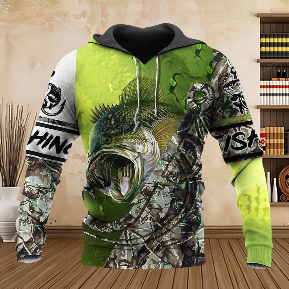 Wild Fishing Print 3D Casual H - Wildman Hunting & Outdoor recension och pris